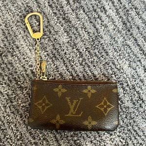 Louis Vuitton card case with key chain